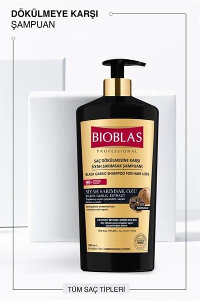 Bıoblas Saç Dökülmesine Karşı Siyah Sarımsaklı Şampuan 1000 ml