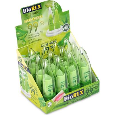 Biorlx Yüzde 99 Aloevera içeren Dudak Dolgunlaştırıcı Lip Balm 12 li