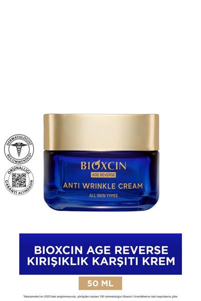 Bioxcın Age Reverse Kırışıklık Karşıtı Krem 50 ML - Retinol, Kolajen Dolgunluk, Sıkılık