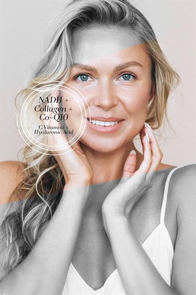 Bioxcin Beauty Booster 60 Tablet - Kolajen Nadh+ Co Q10 Glutatyon Biotin Astaksantin