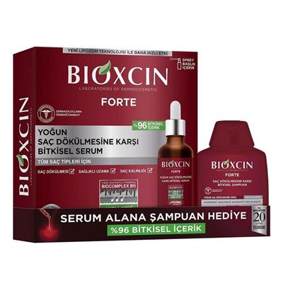 Bioxcin Forte 3x50 ml Saç Serumu (Bioxcin Forte Şampuan 300 ml Hediyeli)