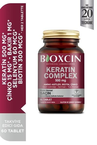 Bioxcin Keratin Complex 500 Mg 60 Tablet