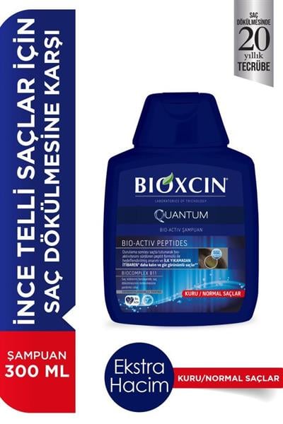 Bioxcin Quantum Kuru ve Normal Saçlar İçin Şampuan 300 Ml