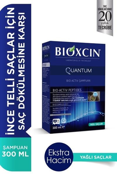 Bioxcin Quantum Yağlı Saçlar İçin Şampuan 300 Ml
