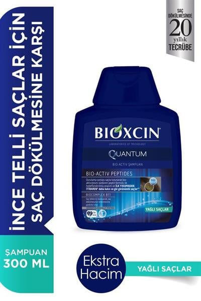 Bioxcin Quantum Yağlı Saçlar İçin Şampuan 300 Ml