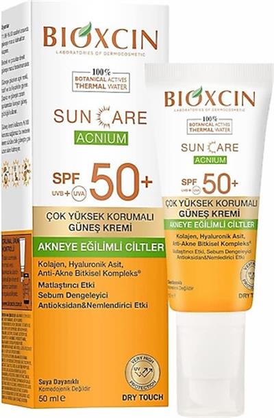 Bioxcin Sun Care Acnium Spf 50 Akneye Eğilimli Ciltler Çok Yüksek Koruma Güneş Kremi 50 Ml