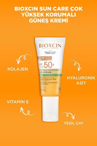 Bioxcin Sun Care Çok Yüksek Korumalı Yağlı Ciltler Için Güneş Kremi Spf 50+ 50 ml