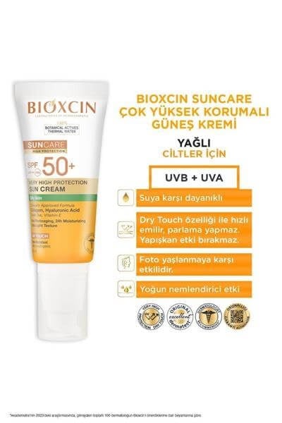 Bioxcin Sun Care Çok Yüksek Korumalı Yağlı Ciltler Için Güneş Kremi Spf 50+ 50 ml