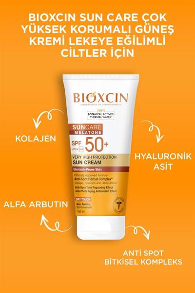 Bioxcin Sun Care Lekeye Eğilimli Ciltler İçin Çok Yüksek Korumalı Güneş Kremi 50 Spf 150 Ml
