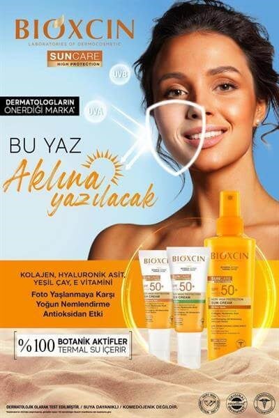Bıoxcın Sun Care Spf 50 Çok Yüksek Korumalı Güneş Kremi Kuru Ve Normal Cilt 50 ML