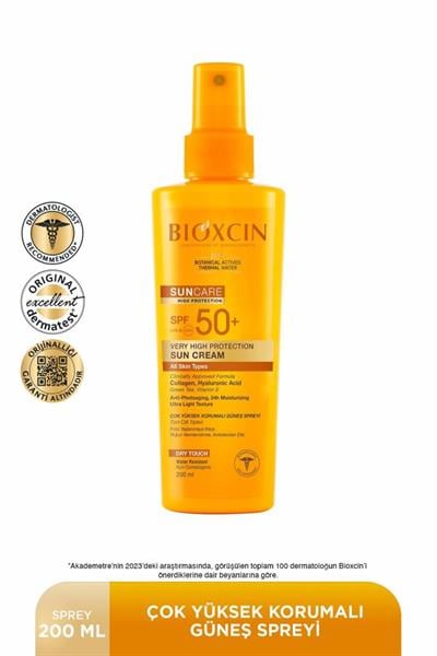 Bioxcin Sun Care Spf 50 Yüz Güneş Kremi 50 ml Kuru ve Normal Cilt + Vücut Güneş Spreyi 200 Ml
