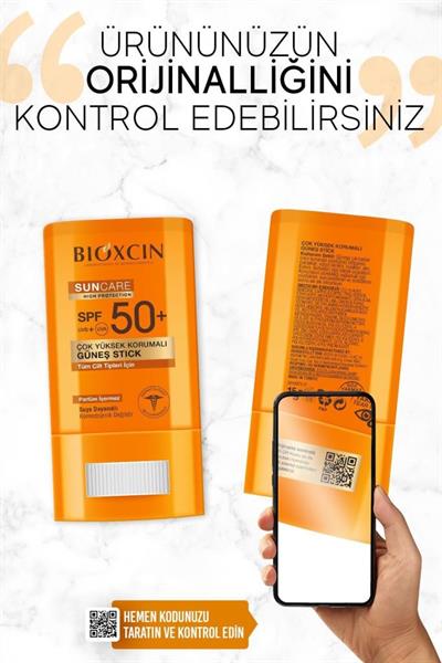 Bıoxcın Sun Care Stick SPF 50 Hassas Bölgeler İçin Yüksek Korumalı Güneş Kremi Stick