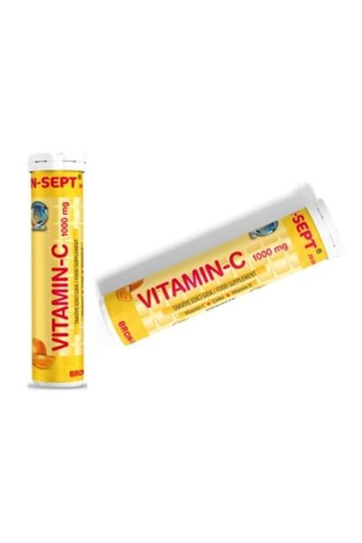 Bron-Sept Vitamin C 1000 mg 20 Efervesan Tablet