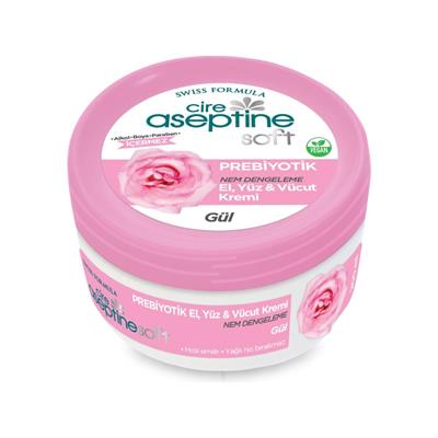 Cire Aseptine Soft Gül Prebiyotik Nemlendirici Bakım Kremi 200 ml