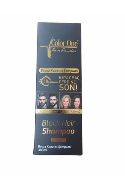 Color One Black Hair Şampuan 300 ml Siyah Saçlar İçin Saç Siyahlaştırıcı Şampuan Siyah