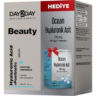 Day2Day Beauty Hyaluronic Acid Serum30 ml (Ocean Hyaluronik Asit Hediyeli 150 mg)