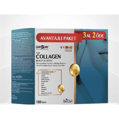 Day2Day The Collagen Beauty Elastin 180 Tablet (3 Al 2 Öde)