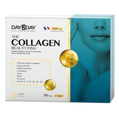 Day2Day The  Collagen Beauty Fish 5000 mg 30 Şase