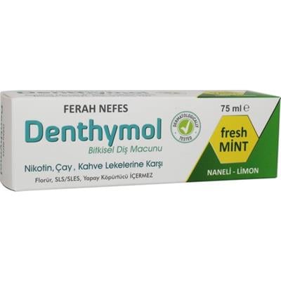 Denthymol Fresh Breath Bitkisel Diş Macunu 75 ml