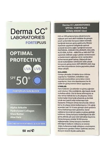 Derma CC Güneş Kremi SPF50+ FORTE PLUS 50ml