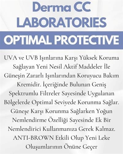 Derma CC Güneş Kremi Spf50++ Optimal Protective 200ml 