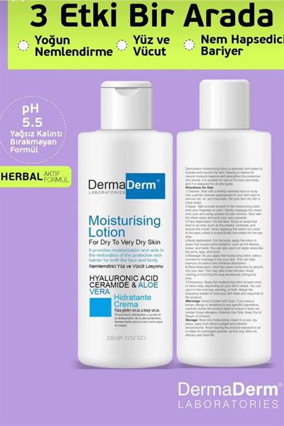 Dermaderm Ultra Nemlendirici Ato Yüz ve Vücut Losyon 100 ml