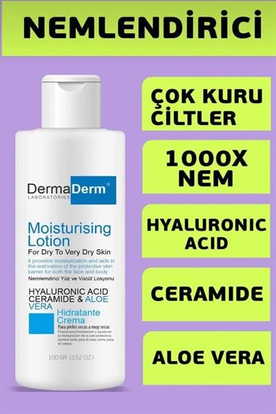Dermaderm Ultra Nemlendirici Ato Yüz ve Vücut Losyon 100 ml