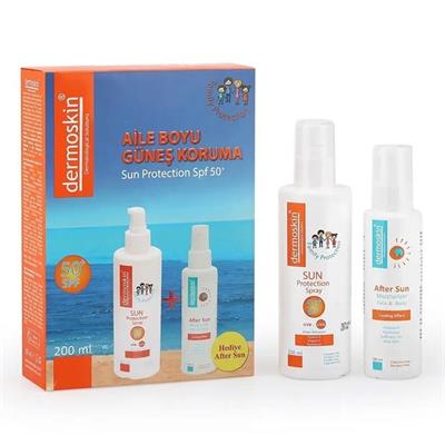 Dermoskin Aile Boyu Spf 50 200 Ml + After Sun Hediye