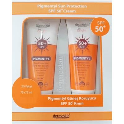 Dermoskin Be Bright Pigmentyl SPF 50 Güneş Koruyucu Krem 75 Ml x 2 adet