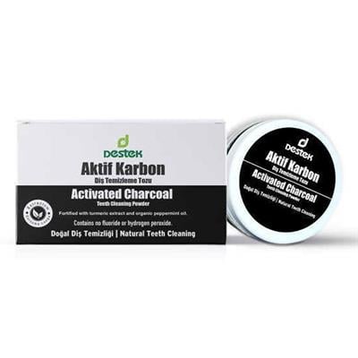 Destek Aktif Karbon Diş Temizleme Tozu 30 gr