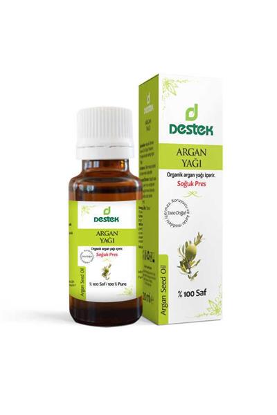 Destek Argan Yağı 20 ml Soğuk Pres
