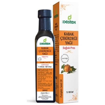 Destek Kabak Çekirdeği Yağı Soğuk Pres 250 ml