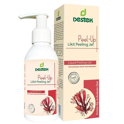Destek Peel Up Likit Peeling Jel Kırmızı Yosun Avokado Özlü 150 ml