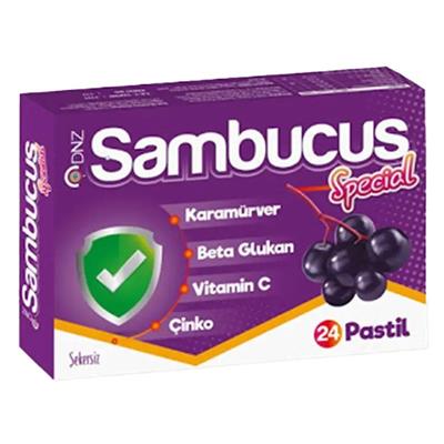 Dnz Sambucus Kara Mürver Vitamin C Special Pastil 24 lü