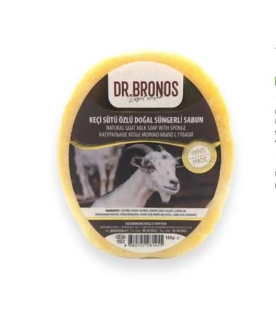 Dr. Bronos Keçi Sütü Özlü Doğal Süngerli Sabun 135 Gr
