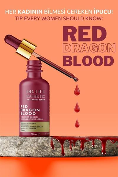 Dr. Life Esthetic Red Dragon Blood Yaşlanma Karşıtı Gerginleştirici Serum 30ml