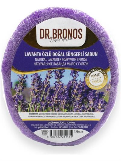 Dr. Bronos Lavanta Özlü Doğal Süngerli Sabun 135 Gr