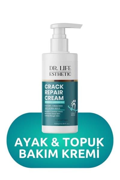 Dr. Life Esthetic Çatlak Onarıcı Ayak ve Topuk Kremi Crack Repair Cream 100 ml