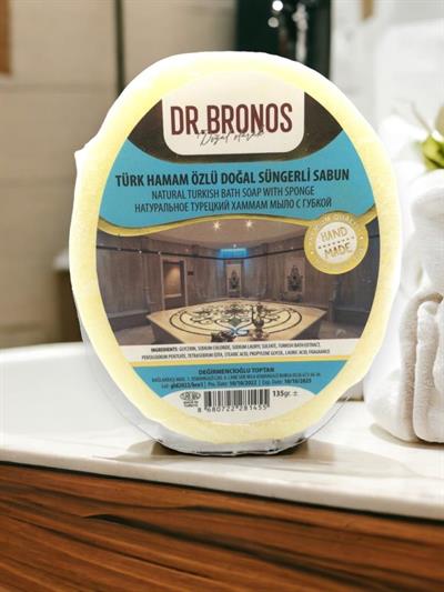 Dr. Bronos Türk Hamamı Doğal Süngerli Sabun 135 Gr