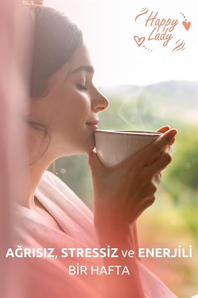Dr. Life Esthetic Happy Lady Civan Perçemli Rahatlatıcı Özel Gün Bitki Çayı 20 şase