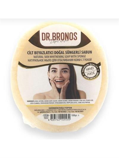 Dr. Bronos Cilt Beyazlatıcı Doğal Süngerli Sabun 135 Gr