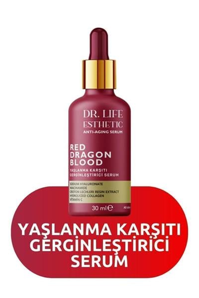 Dr. Life Esthetic Red Dragon Blood Yaşlanma Karşıtı Gerginleştirici Serum 30ml