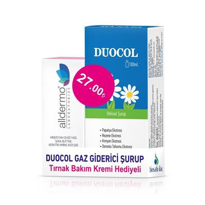 Duocol Gaz Giderici Şurup (Alldermo Tırnak bakım Kremi Hediyeli)