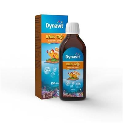 Dynavit Balık Yağı Portakal Aromalı Şekersiz 150 Ml