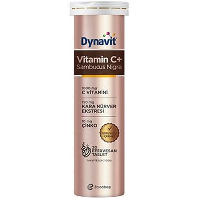 Dynavit C Vitamini Sambucus Nigra 20 Efervesan Tablet