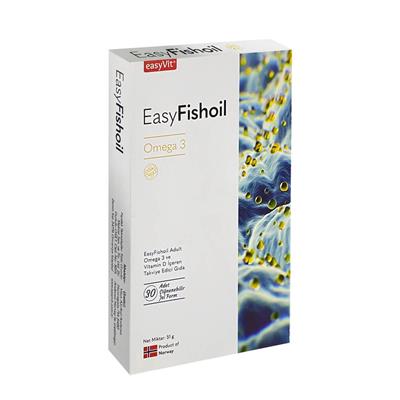 EasyFishoil Yetişkin 30 Çiğneme Easy Fishoil Tableti