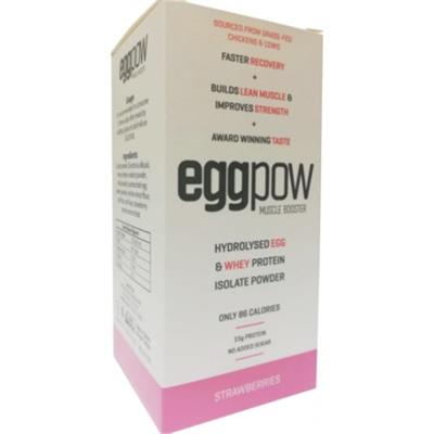 EGG POW Muscle Booster Çilekli  Yumurta Akı Tozu 10 Şase 15 gr