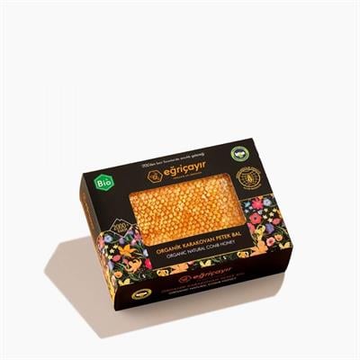 Eğriçayır Organik Karakovan Petek Balı 570-600 Gram