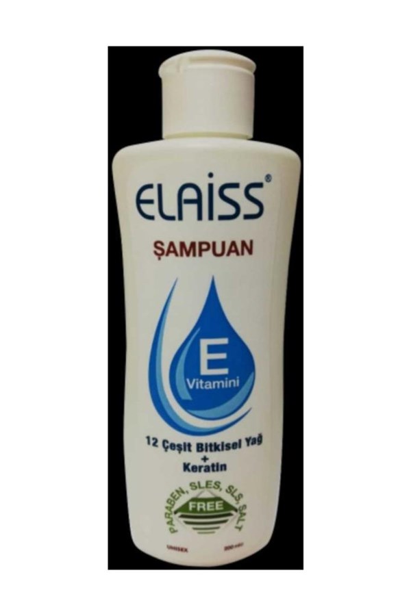 Elaiss 12 Bitki Keratin E Vitaminli Şampuan 200 ml