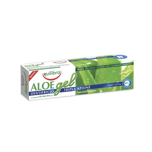 Equilibra Aloe Vera 3 Etkili Diş Macunu 75 Ml Toothpaste Trıple Actıon